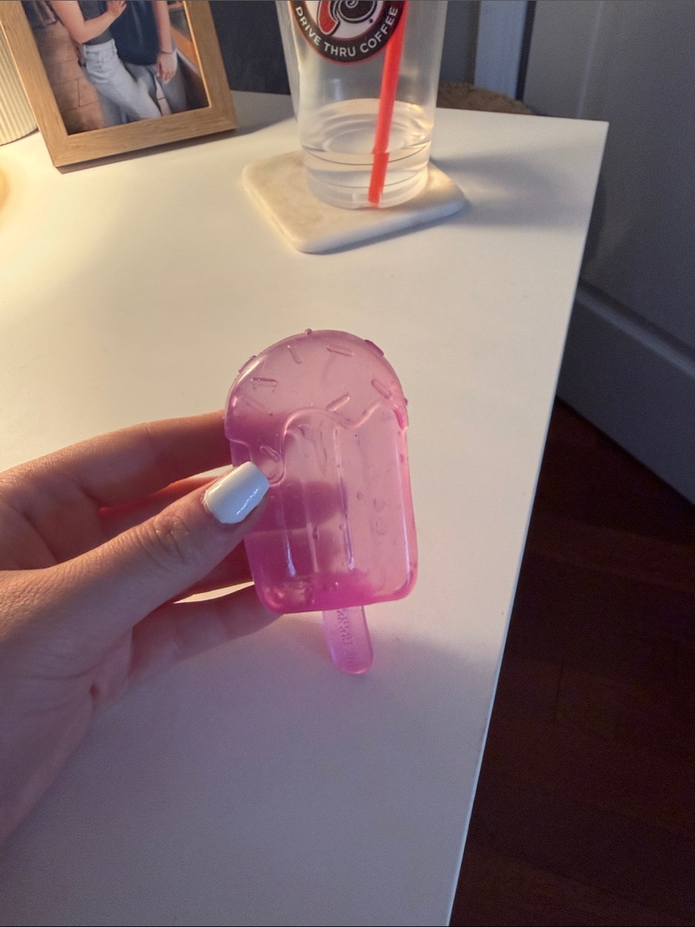 Pink Popsicle-Shaped Squishy